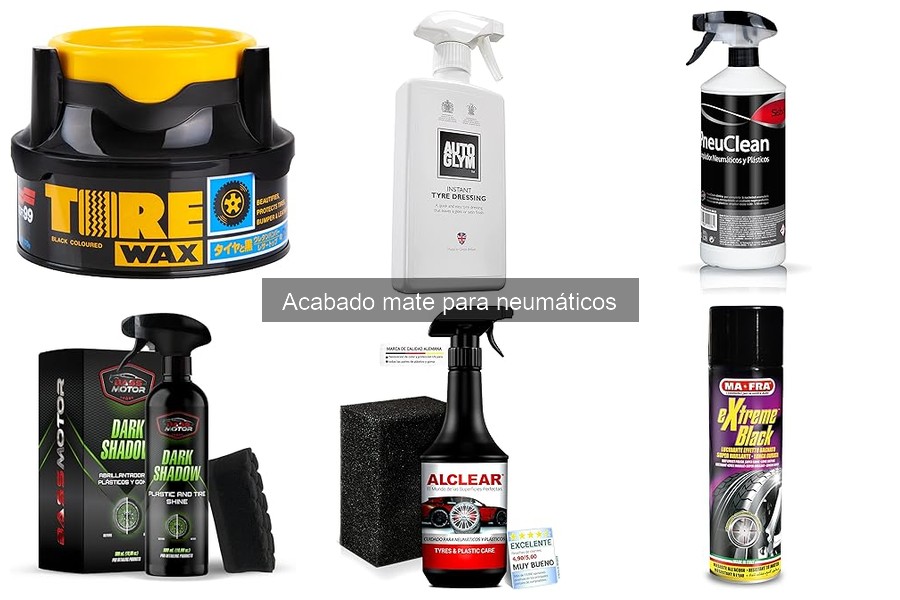 ¿Afecta el acabado mate a la seguridad de los neumáticos?