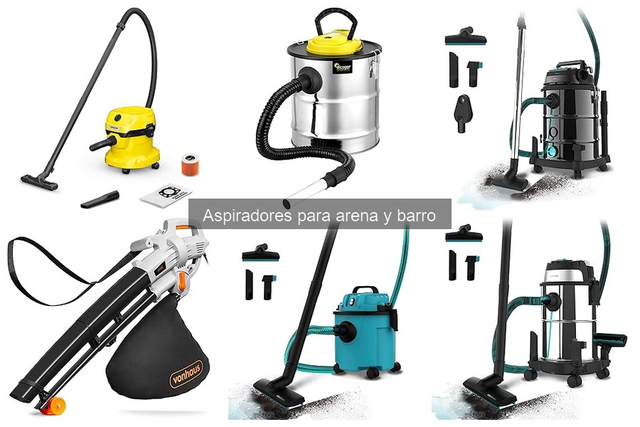 Alternativas a aspiradores para arena y barro: soluciones eficaces