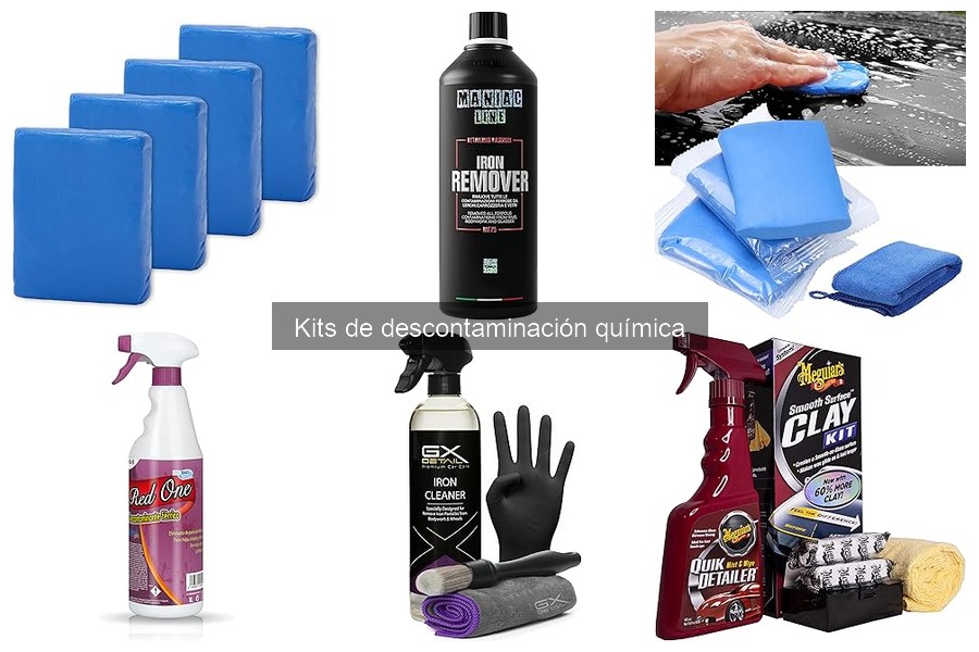 Alternativas a kits de descontaminación química para coches