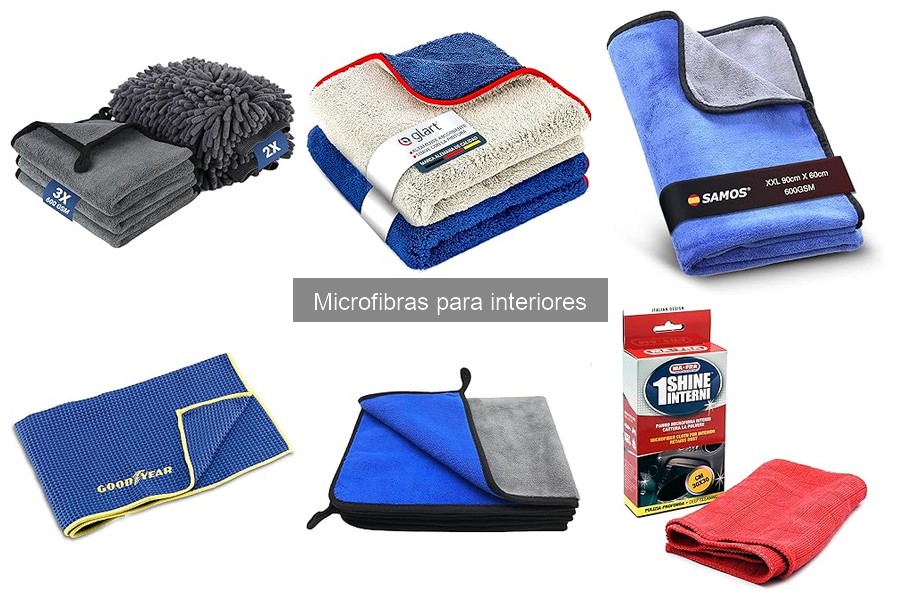 Alternativas a las microfibras para limpiar interiores de coche