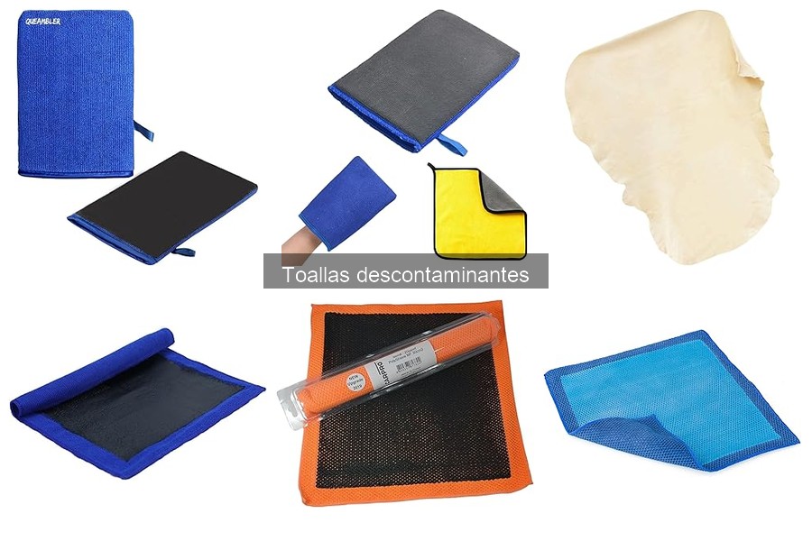 Alternativas a las toallas descontaminantes para coches