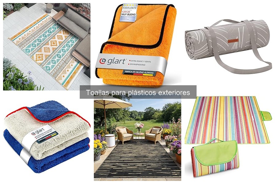 Alternativas a las toallas para plásticos exteriores