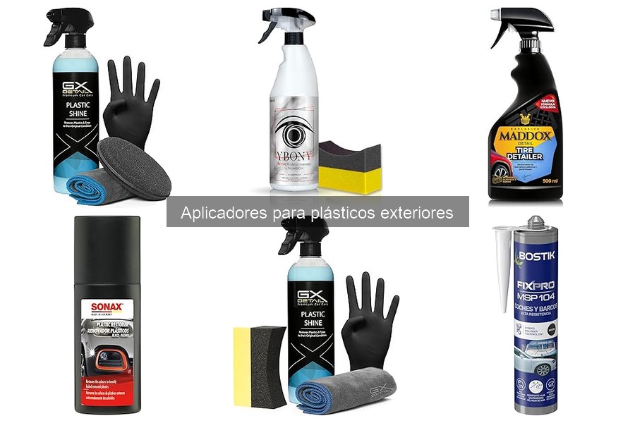 Alternativas a los Aplicadores para Plásticos Exteriores