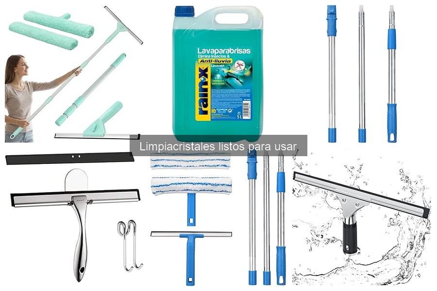 Alternativas a los limpiacristales listos para usar