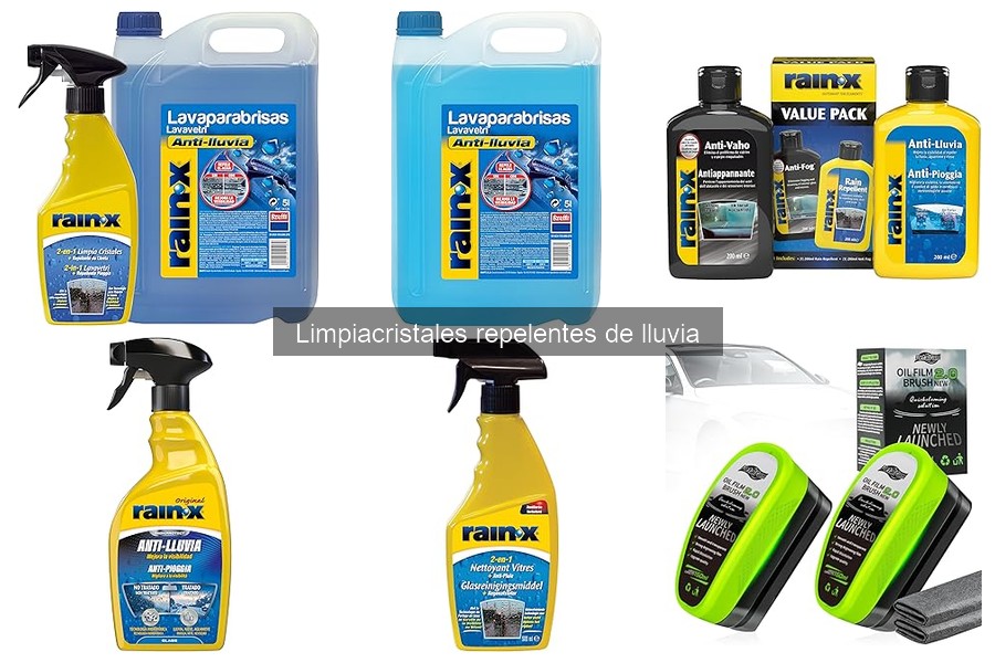 Alternativas a los limpiacristales repelentes de lluvia