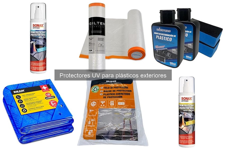 Alternativas a los protectores UV para plásticos exteriores