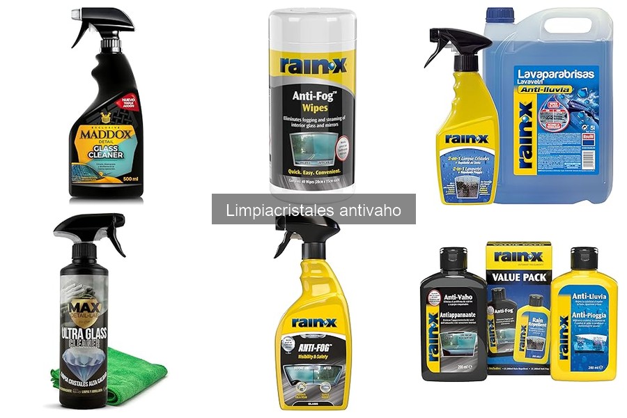 Alternativas al limpiacristales antivaho para tu coche