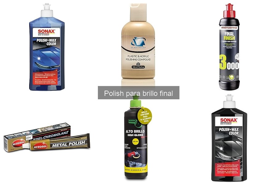 Alternativas al Polish para Brillo Final del Coche