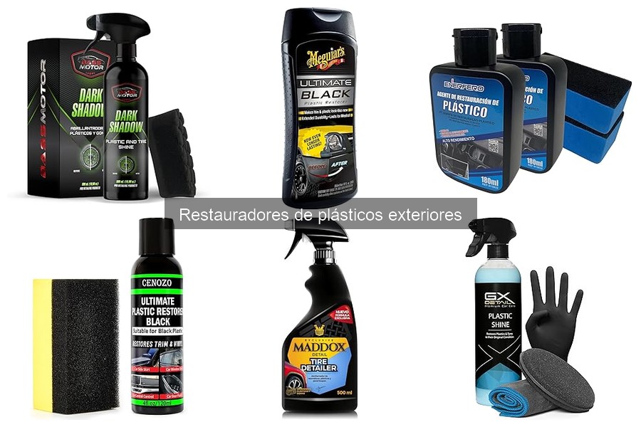 Alternativas ecológicas a restauradores de plásticos exteriores