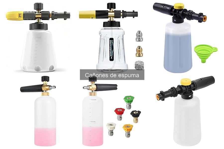 Alternativas efectivas a cañones de espuma para limpiar coches