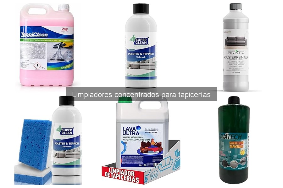 Alternativas Efectivas a Limpiadores Concentrados de Tapicerías