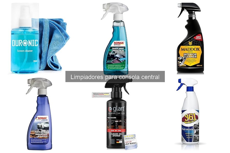 Alternativas Efectivas a Limpiadores para Consola Central