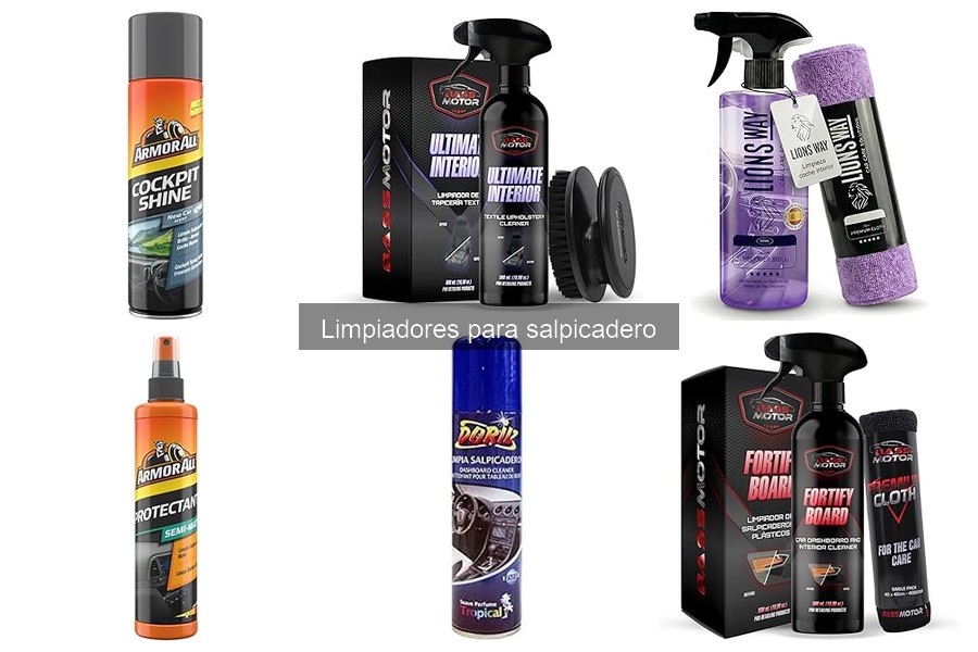 Alternativas Efectivas a Limpiadores para Salpicadero
