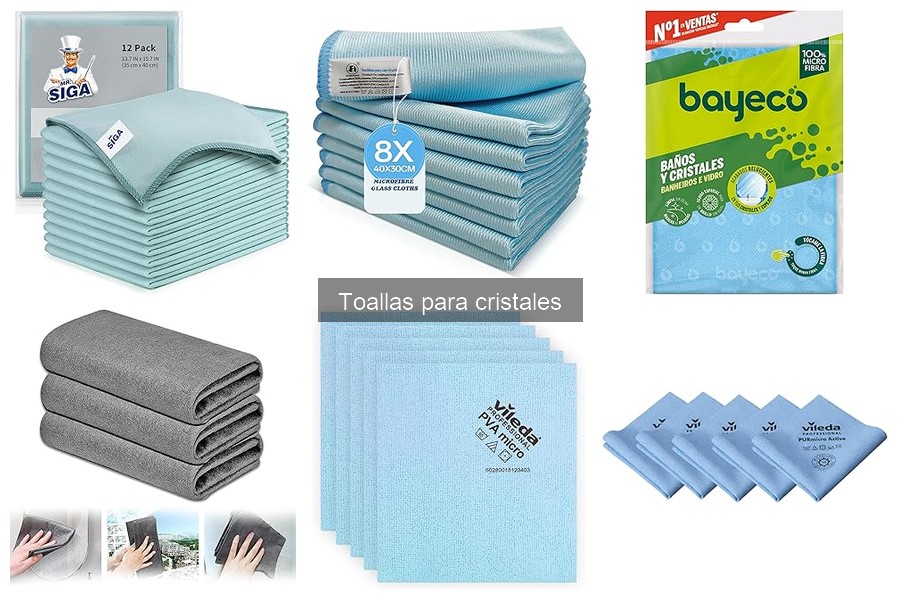 Beneficios de toallas para cristales vs papel en limpieza