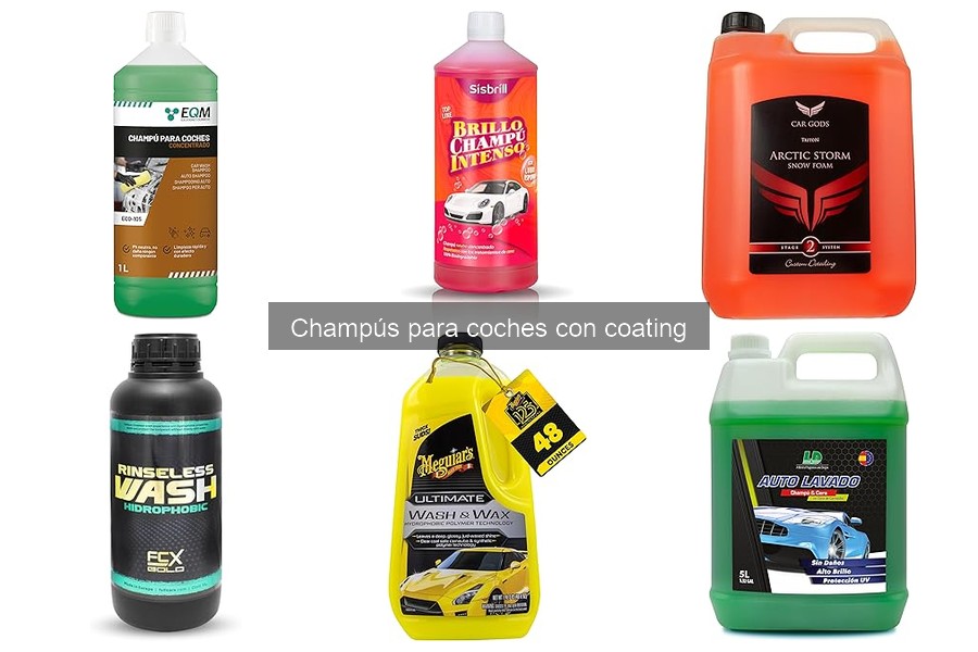 Champús para coches con coating: ¿Cuándo y cómo utilizarlos?