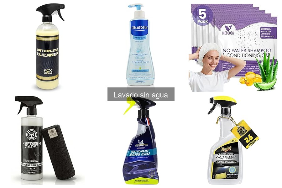 Cómo almacenar y mantener productos de lavado sin agua