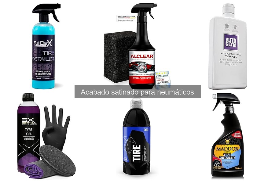 Cómo aplicar acabado satinado a neumáticos - Guía fácil