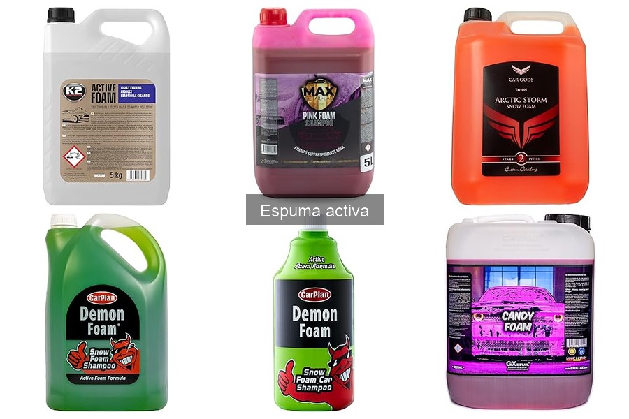 ** Cómo aplicar espuma activa para limpieza del coche