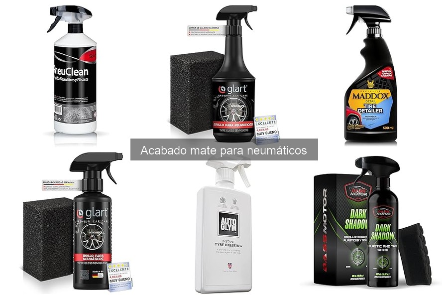 Cómo aplicar un acabado mate a neumáticos de forma sencilla