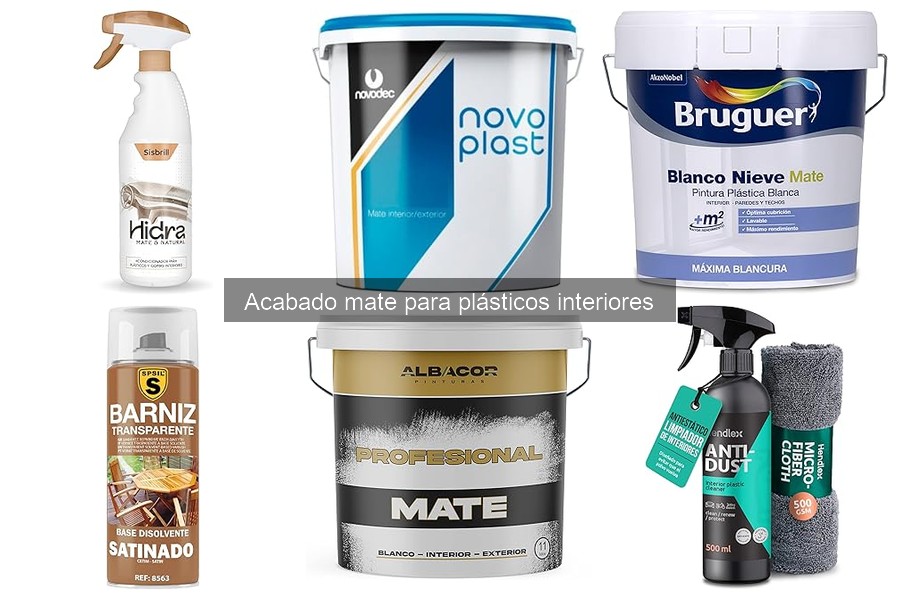 Cómo aplicar un acabado mate en plásticos interiores