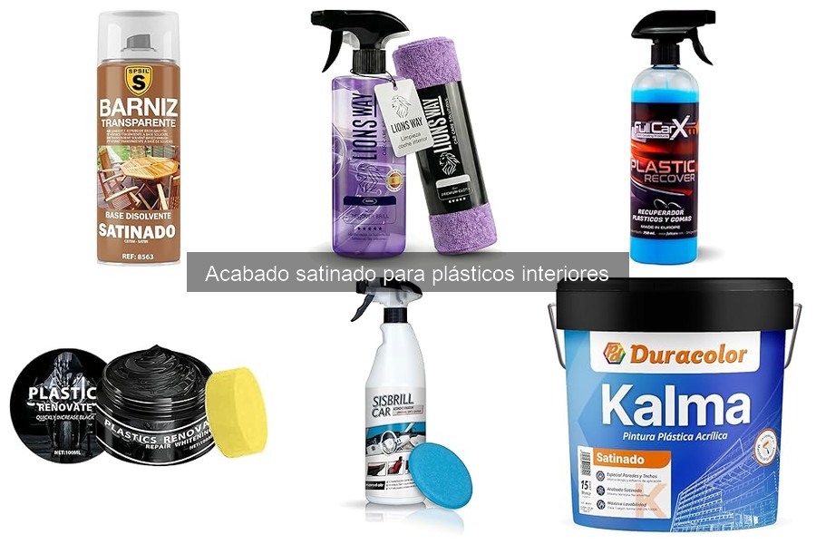 Cómo aplicar un acabado satinado a plásticos interiores