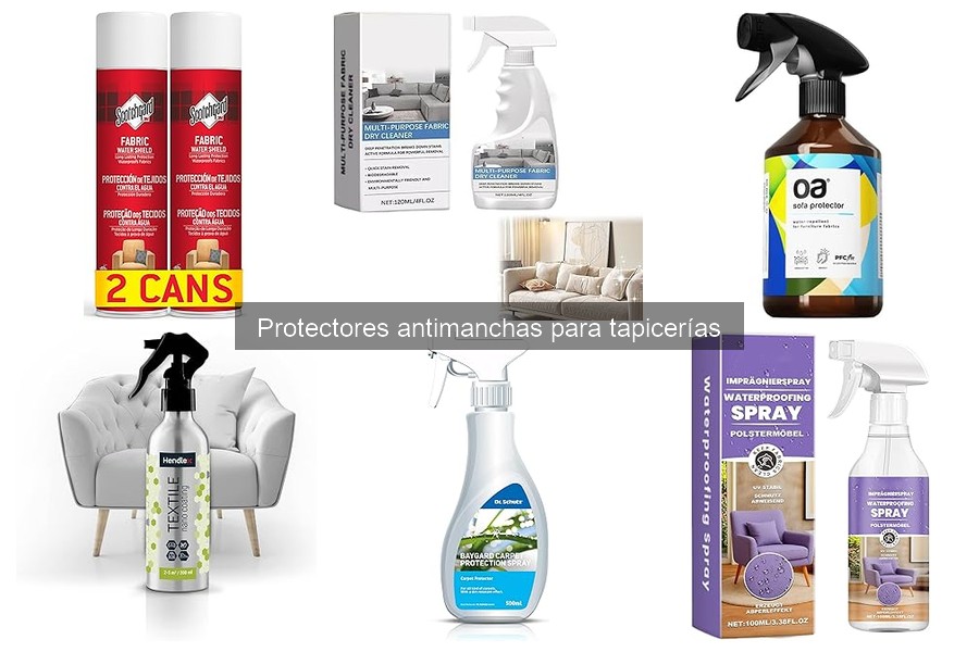 Cómo aplicar un protector antimanchas para tapicerías