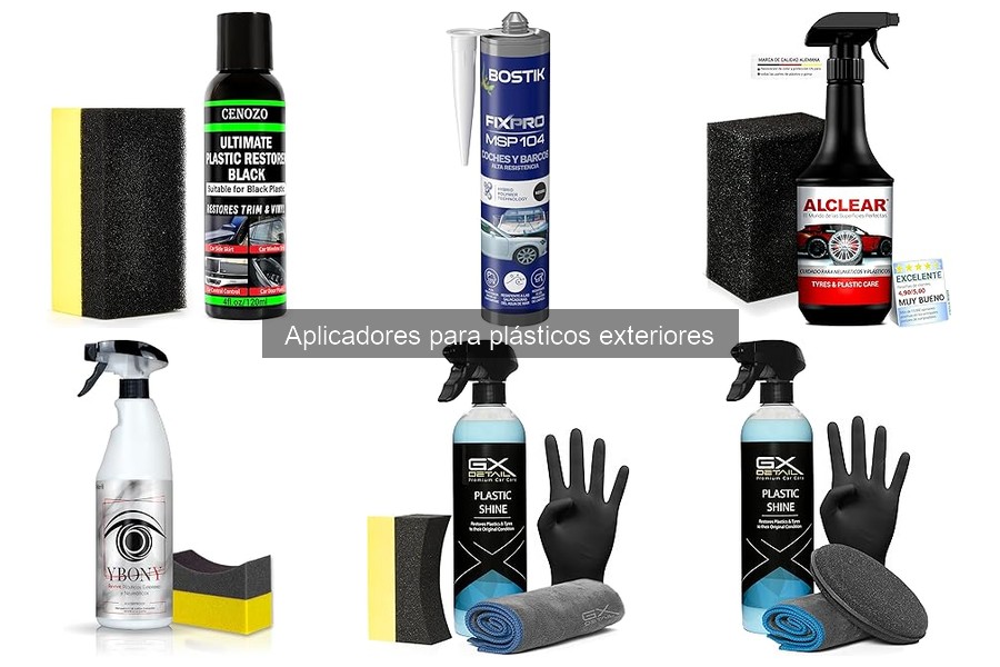 Cómo elegir el mejor aplicador para plásticos exteriores