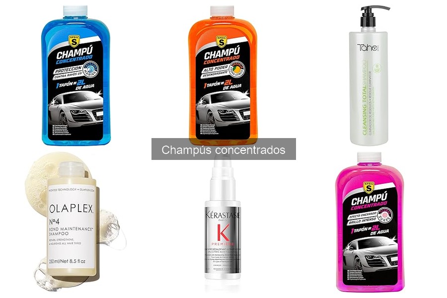 Cómo elegir el mejor champú concentrado para tu coche