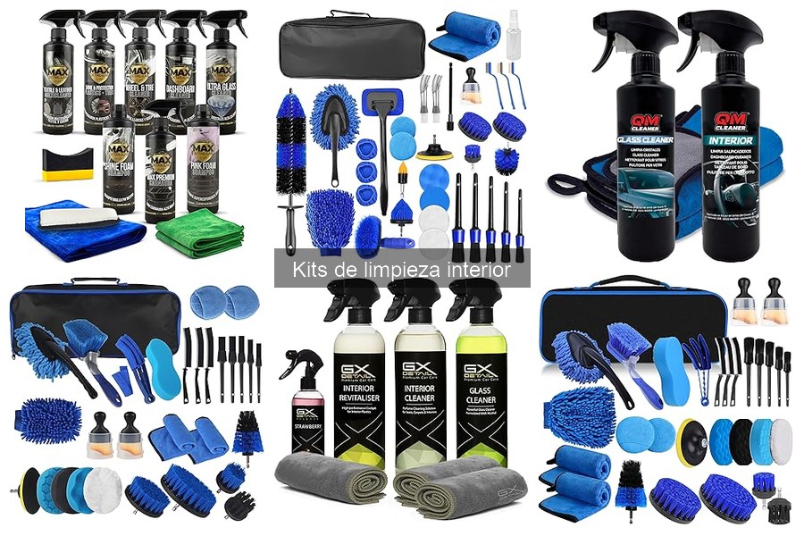 Cómo elegir el mejor kit de limpieza interior para tu coche