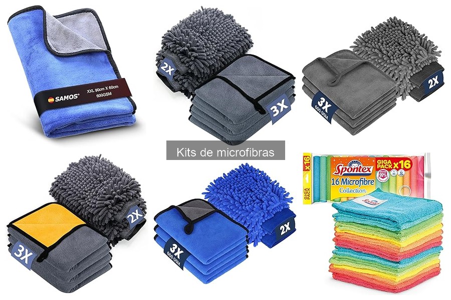 Cómo elegir el mejor kit de microfibras para tu coche