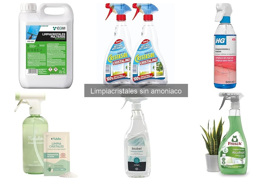 Cómo Elegir el Mejor Limpiacristales Sin Amoniaco