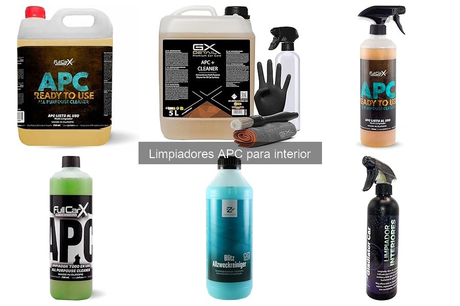 Cómo elegir el mejor limpiador APC para el interior de tu coche