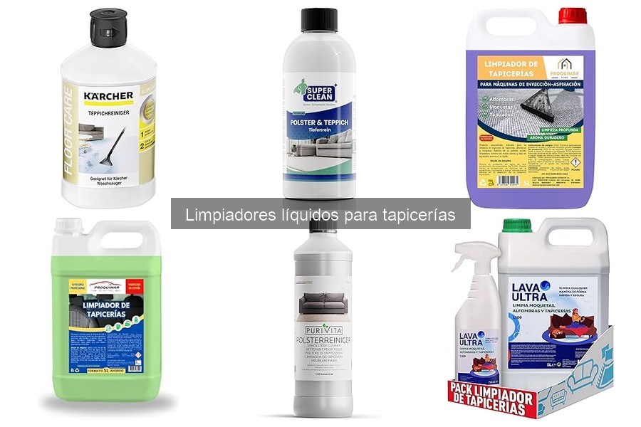 Cómo elegir el mejor limpiador líquido para tapicerías