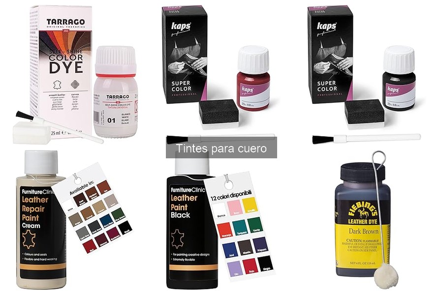 ** Cómo elegir el mejor tinte para cuero: guía de compra