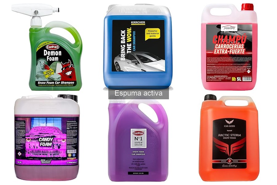 Cómo elegir la mejor espuma activa para lavar tu coche