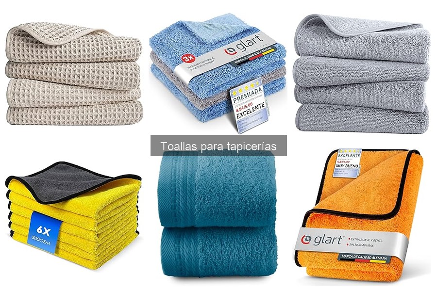Cómo elegir las mejores toallas para tapicerías de coche