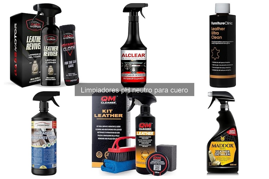 Cómo mantener el cuero limpio con limpiadores pH neutro