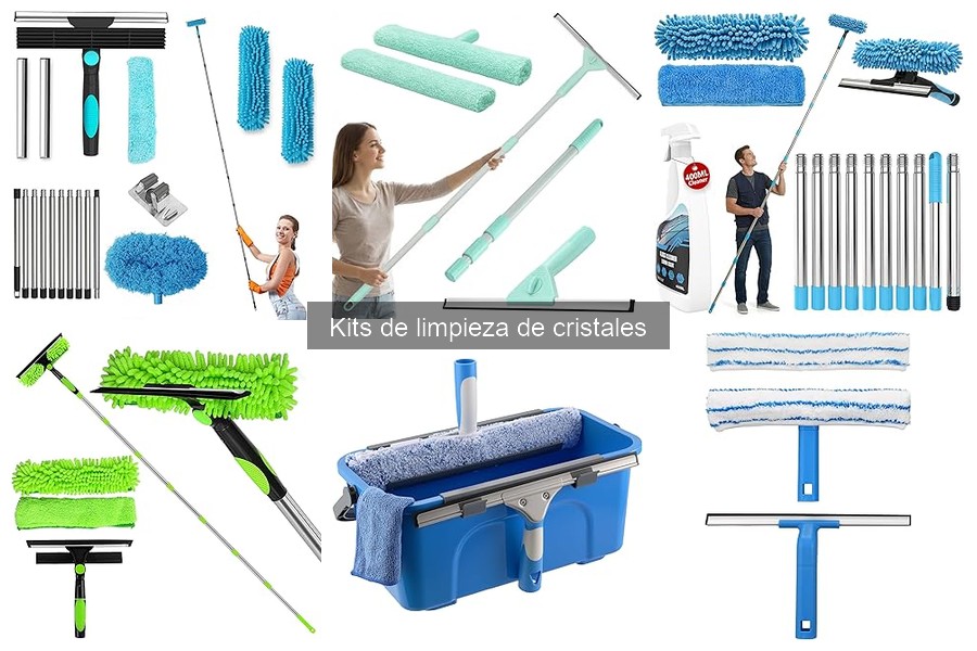 Cómo mantener los cristales limpios tras usar un kit