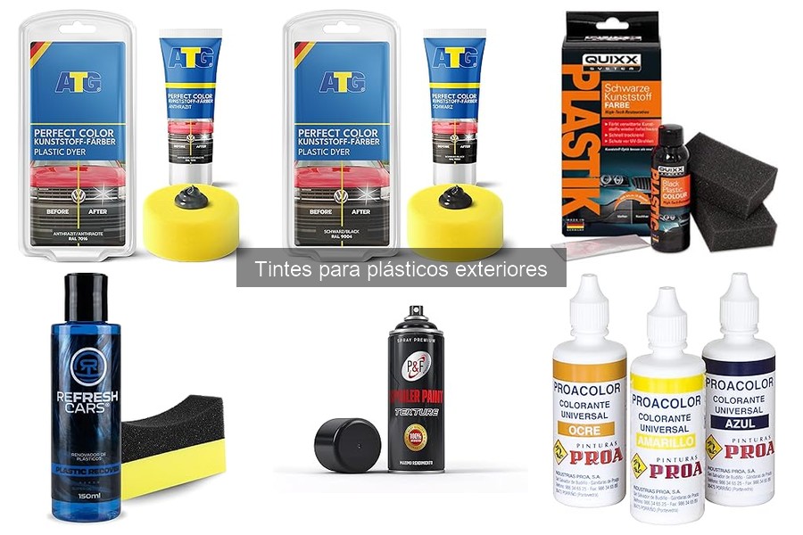 Cómo Mantener Tintas de Plásticos Exteriores en Buen Estado