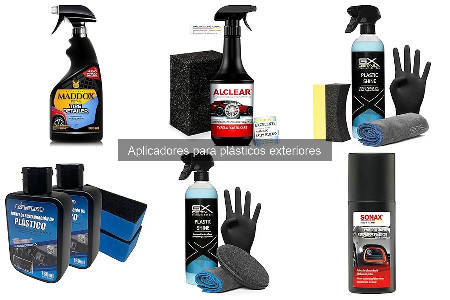 Cómo usar aplicadores para plásticos exteriores correctamente