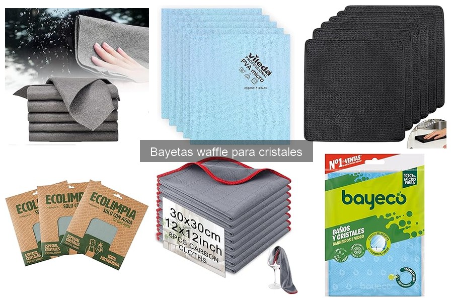 Cómo usar bayetas waffle para cristales correctamente