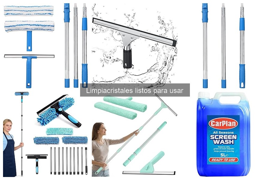 Cómo usar limpiacristales listos para usar sin dejar marcas