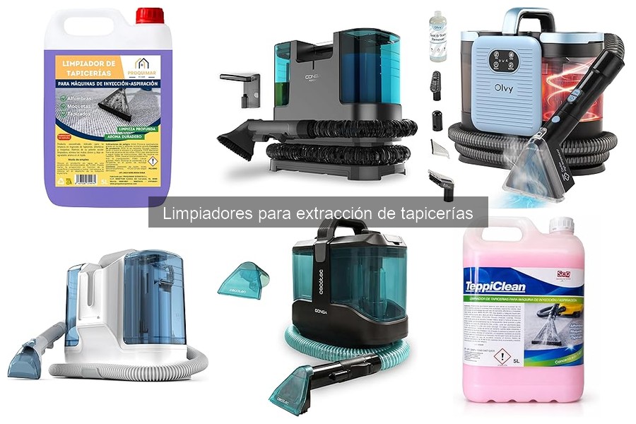 Cómo usar limpiadores de extracción de tapicerías efectivamente