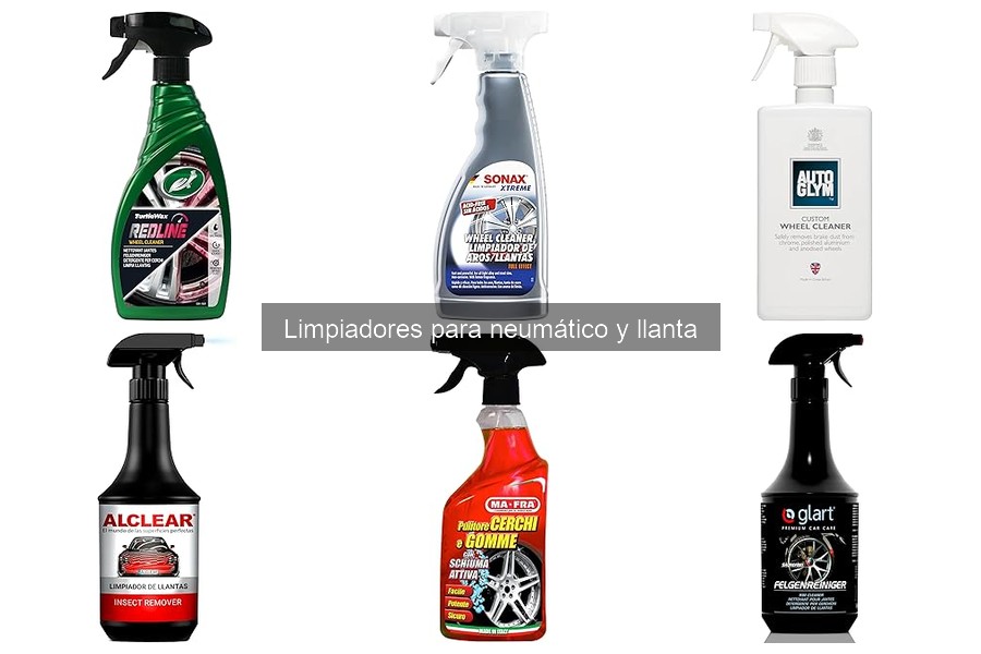 Cómo usar limpiadores para neumáticos y llantas correctamente