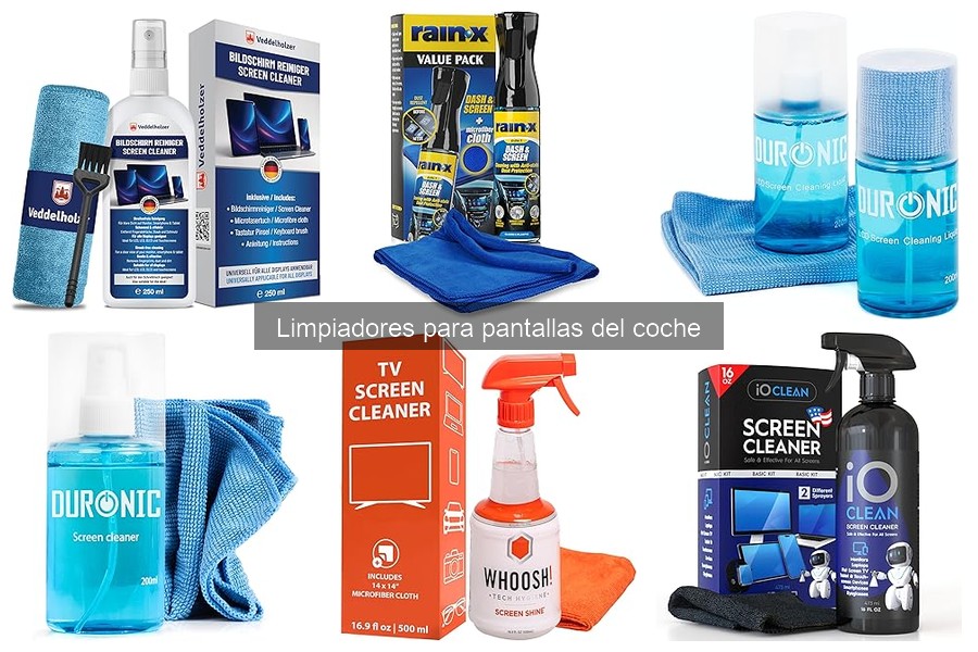 Cómo usar limpiadores para pantallas del coche de forma efectiva