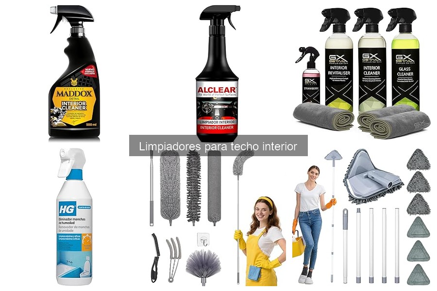 Cómo usar limpiadores para techo interior correctamente
