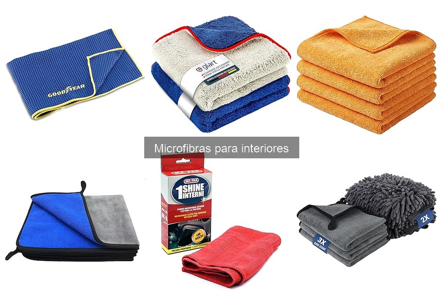 Cómo usar microfibras en interiores del coche correctamente