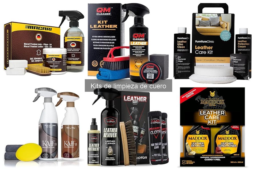 Cómo usar un kit de limpieza de cuero correctamente