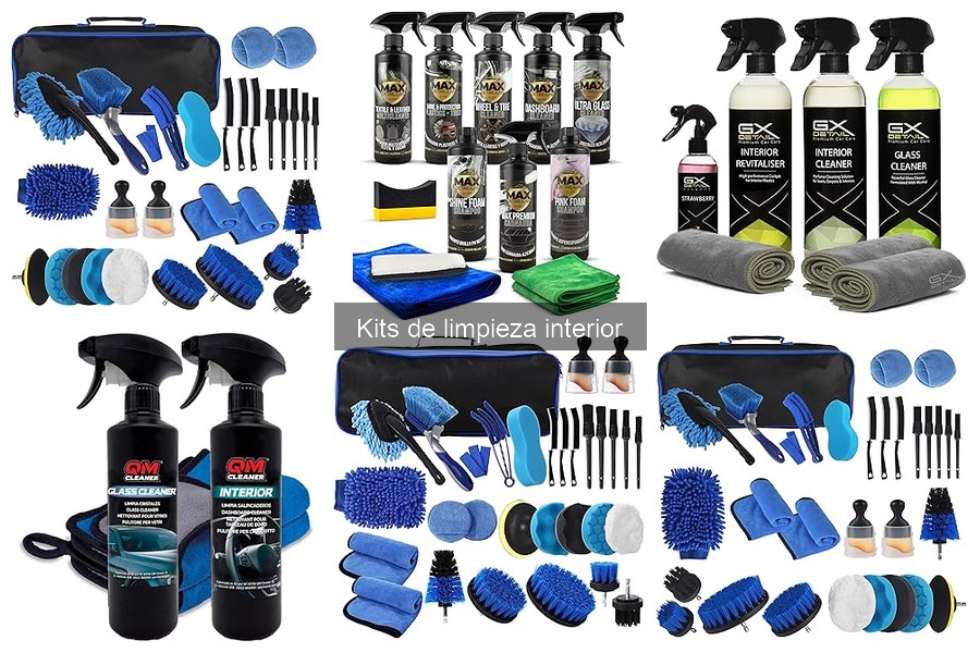 Cómo usar un kit de limpieza interior para coche correctamente