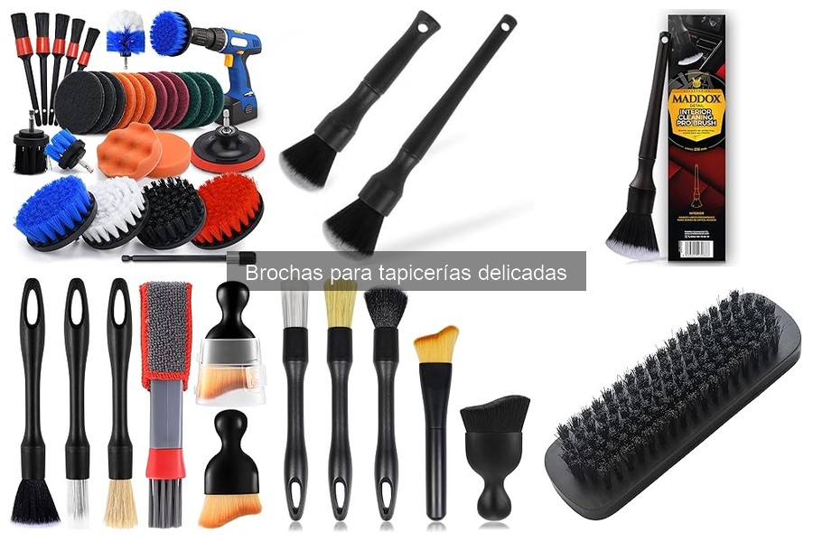 Cómo Utilizar Brochas para Tapicerías Delicadas en Coche